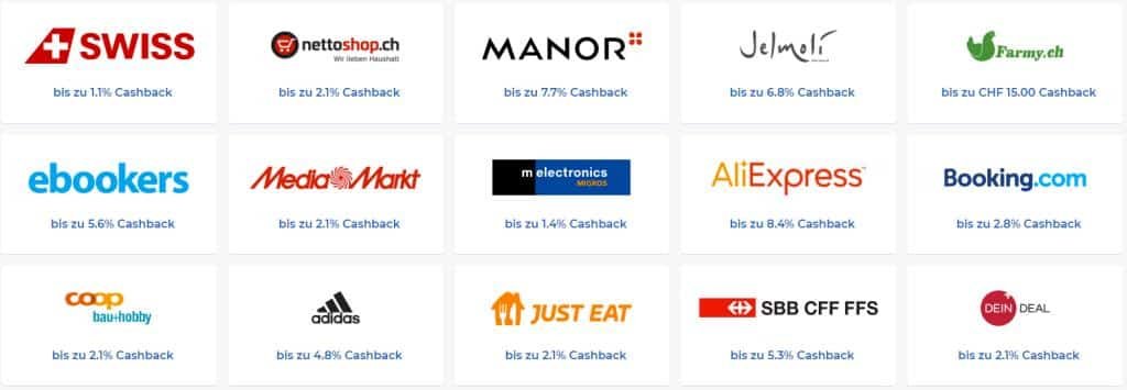 Monerio beliebteste Shops - 